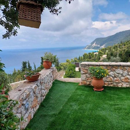 Villa Nereid Glafki - Enjoy Summer Sunsets Áyios Nikítas 외부 사진
