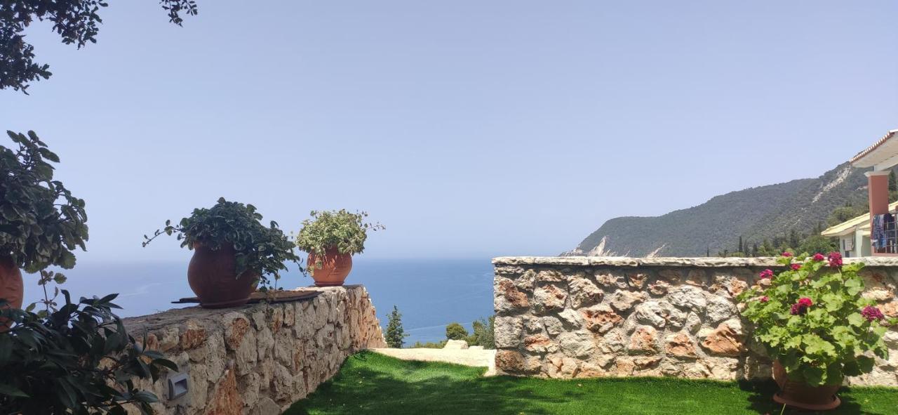 Villa Nereid Glafki - Enjoy Summer Sunsets Áyios Nikítas 외부 사진