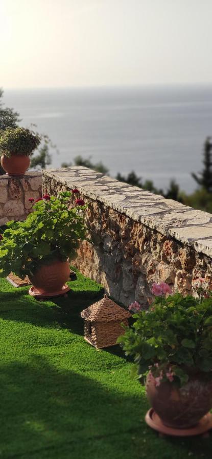 Villa Nereid Glafki - Enjoy Summer Sunsets Áyios Nikítas 외부 사진