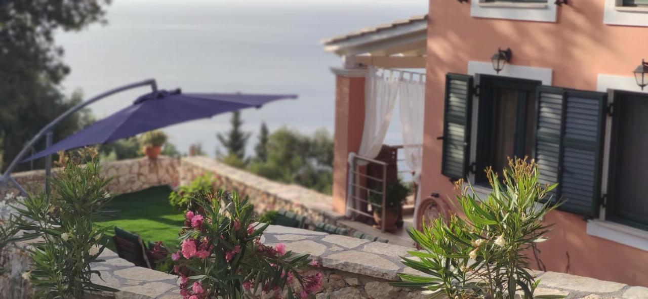 Villa Nereid Glafki - Enjoy Summer Sunsets Áyios Nikítas 외부 사진