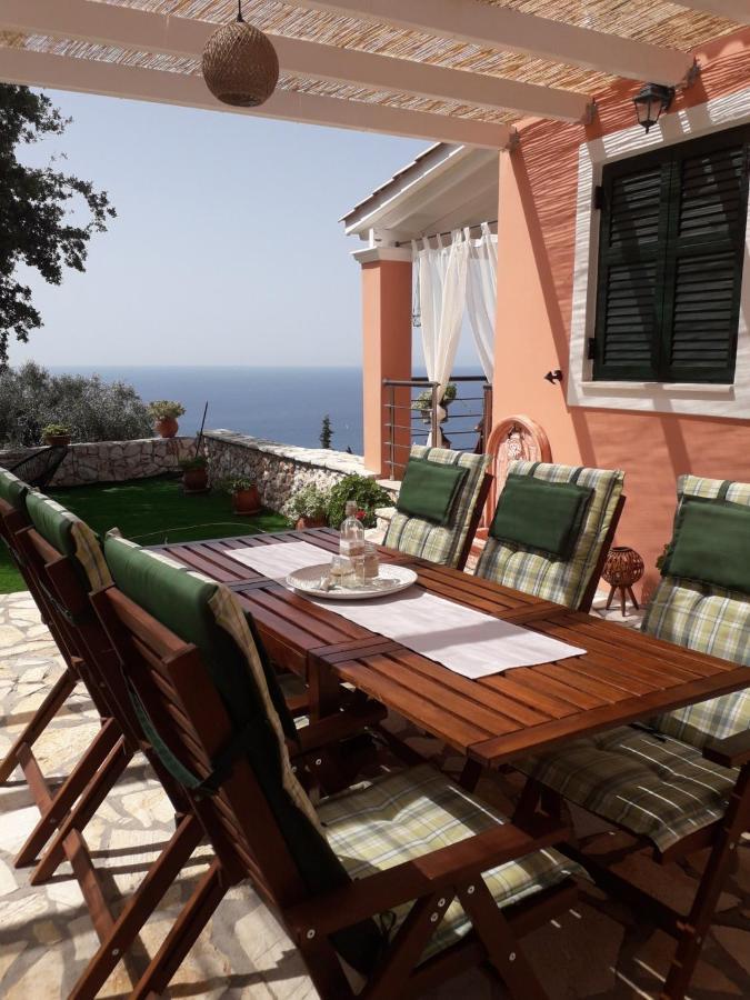 Villa Nereid Glafki - Enjoy Summer Sunsets Áyios Nikítas 외부 사진