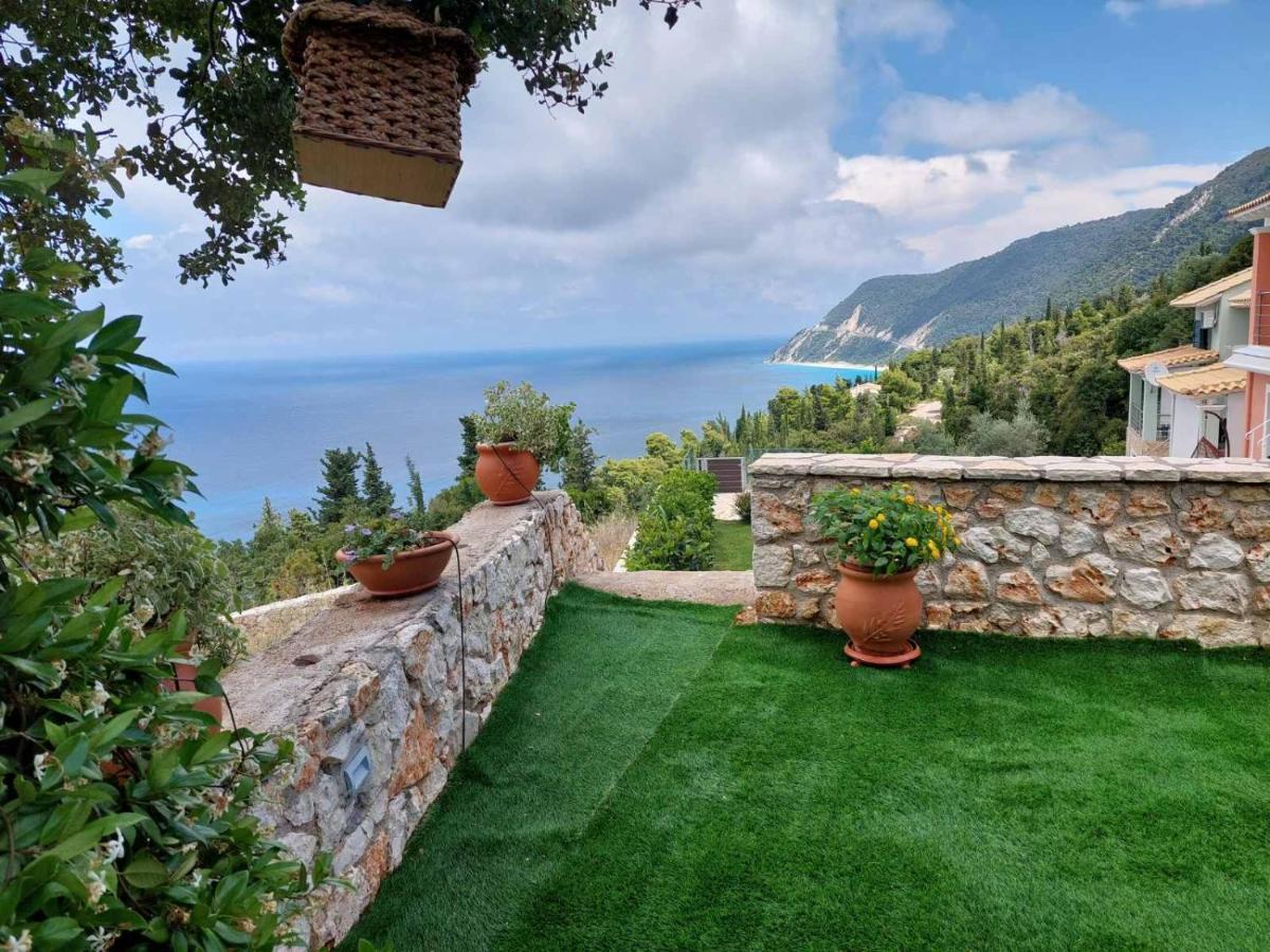 Villa Nereid Glafki - Enjoy Summer Sunsets Áyios Nikítas 외부 사진