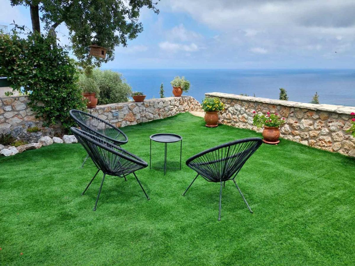 Villa Nereid Glafki - Enjoy Summer Sunsets Áyios Nikítas 외부 사진