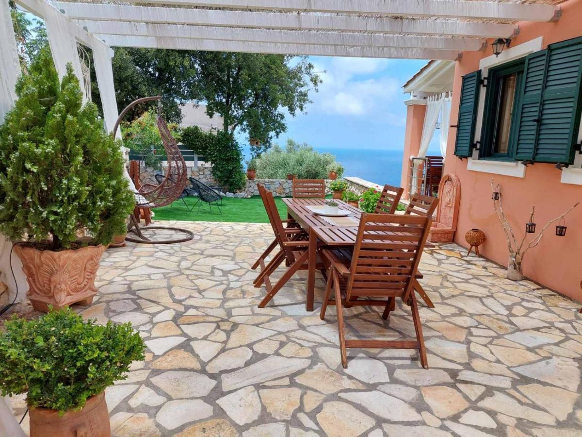 Villa Nereid Glafki - Enjoy Summer Sunsets Áyios Nikítas 외부 사진